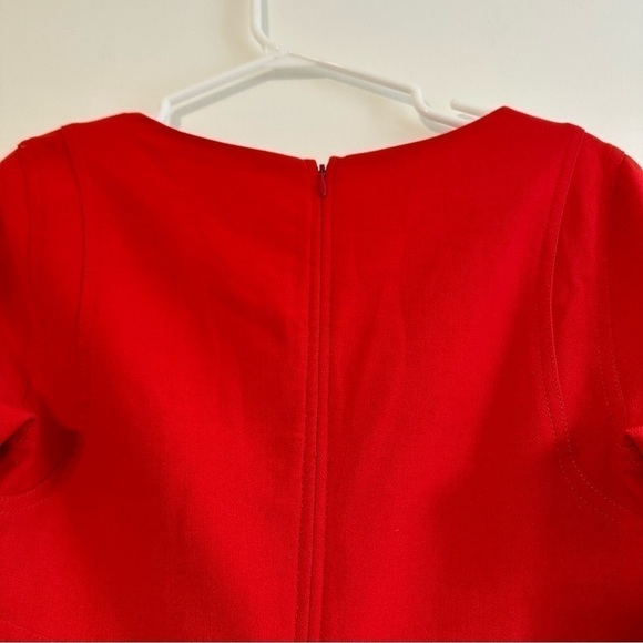 Diane von Furstenberg Paloma Scoop-Neck Flare Dress size 4 red - Picture 14 of 14